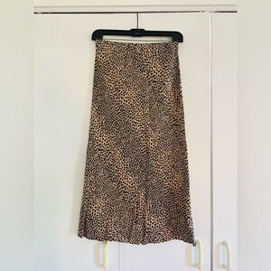 Jenni Kayne Cheetah Slip Skirt